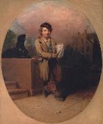 Henry Inman News Boy china oil painting reproduction